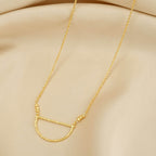 Fan shape Metal Beads Necklaces - La Vitá Jewels
