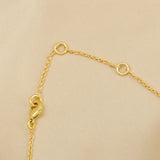 Fan shape Metal Beads Necklaces