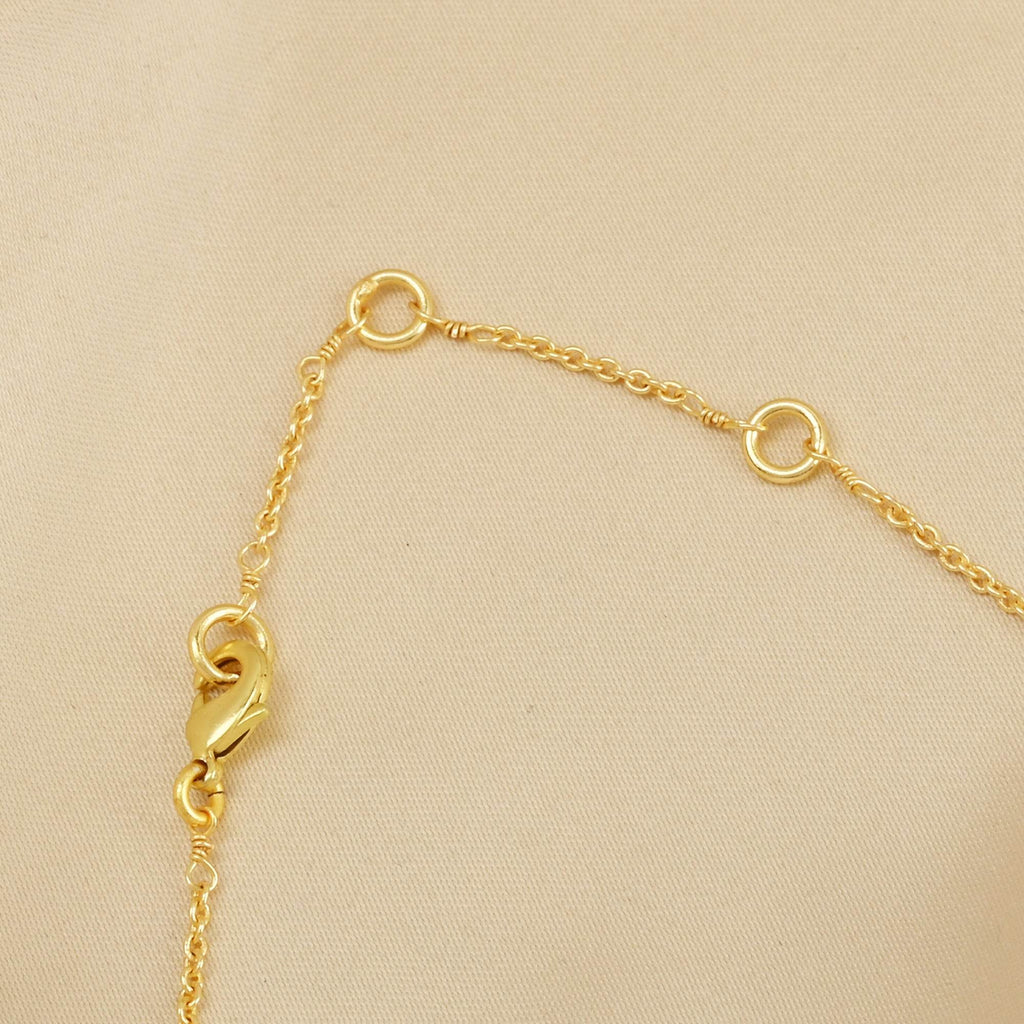 Fan shape Metal Beads Necklaces - La Vitá Jewels