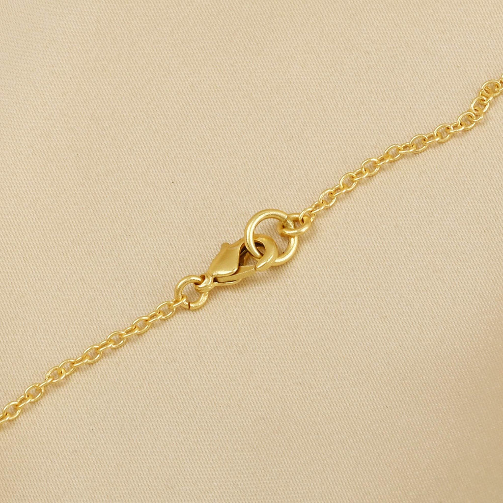 Gia Double Disc Gold Tone Hammered Necklaces - La Vitá Jewels