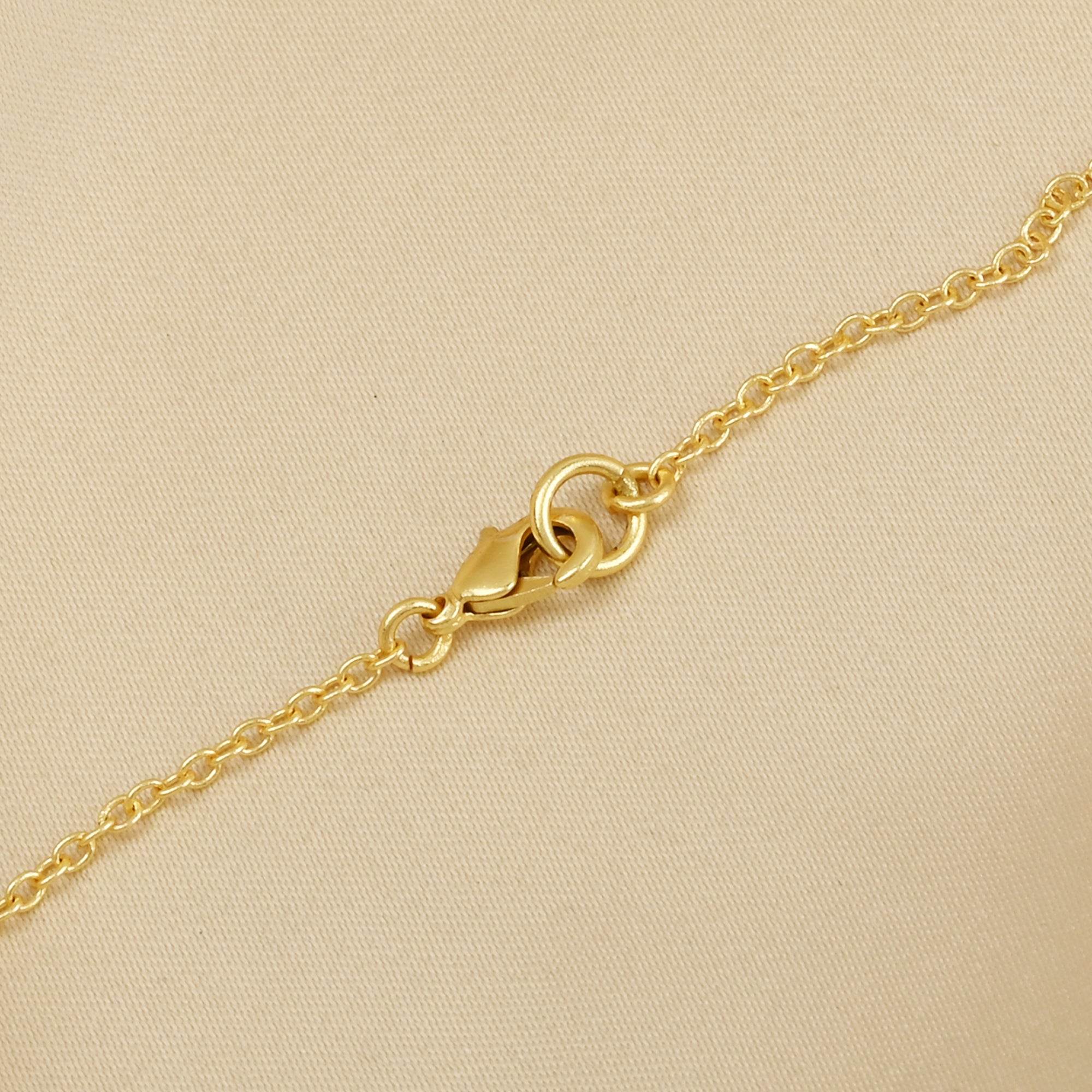 Gia Double Disc Gold Tone Hammered Necklaces - La Vitá Jewels