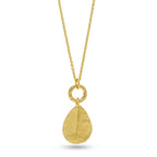 Drop Shape Texture Necklaces - La Vitá Jewels