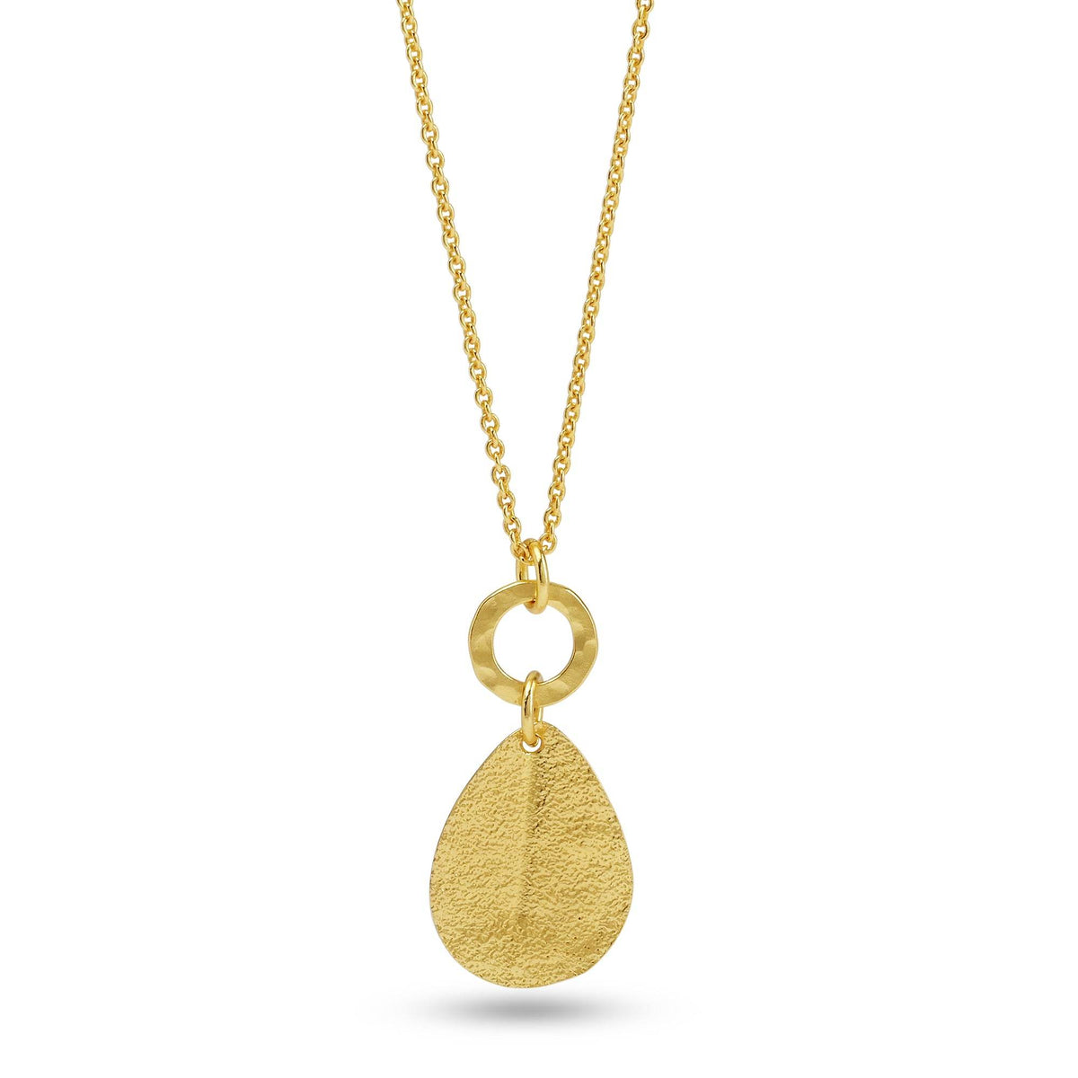 Drop Shape Texture Necklaces - La Vitá Jewels