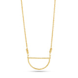 Fan shape Metal Beads Necklaces
