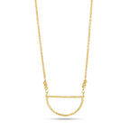 Fan shape Metal Beads Necklaces - La Vitá Jewels