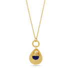 Lola Lapiz and Pearl with Texture Necklaces - La Vitá Jewels