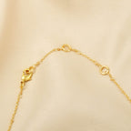 Carnelian, Moonstone with Reflected Bliss Om Necklace - La Vitá Jewels