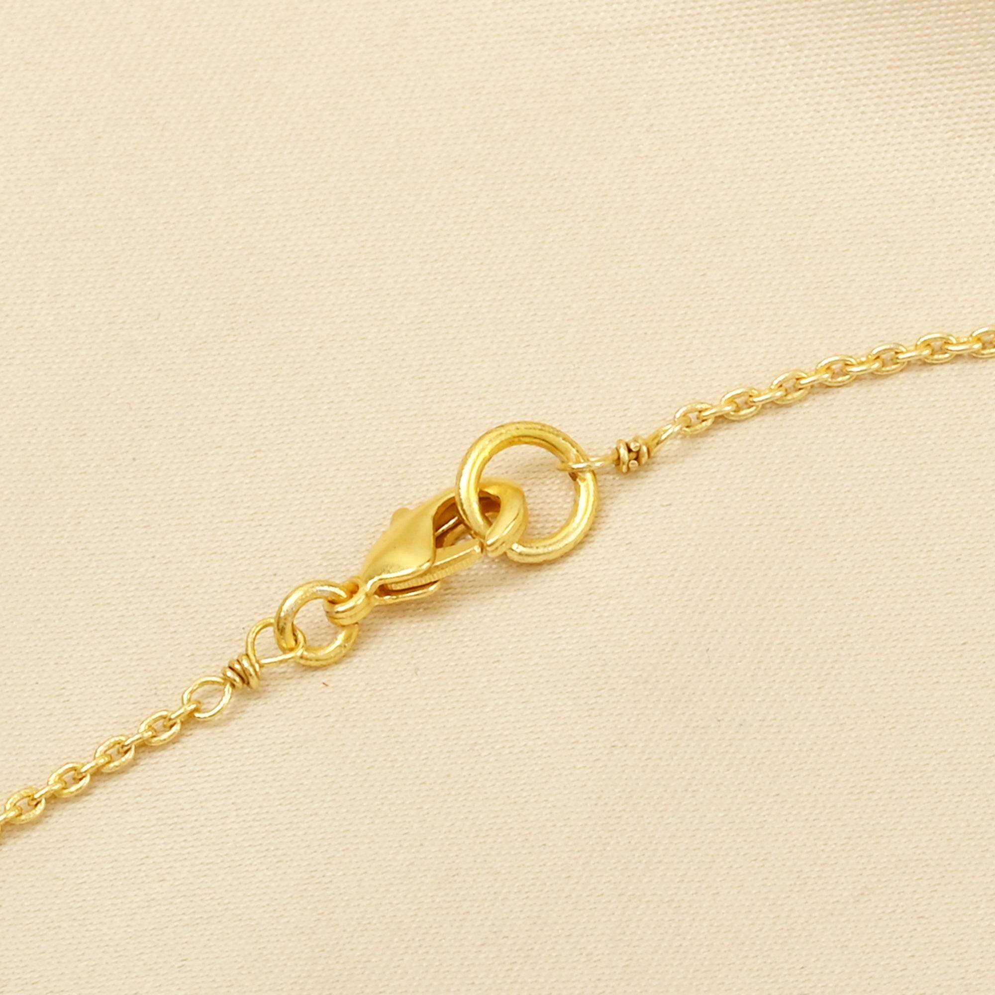 Lola Lapiz and Pearl with Texture Necklaces - La Vitá Jewels