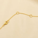 Fan shape Metal Beads Necklaces