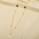 Labradorite with Round Disc Necklaces
