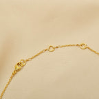 Round Disc with Jolly Aqua Chalcy Necklace - La Vitá Jewels