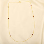 Garnet Whispers Beads Necklace - La Vitá Jewels