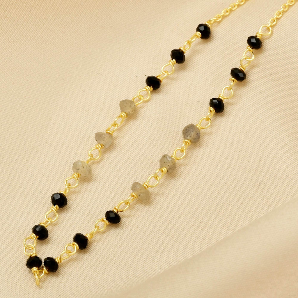 Green Chalcedony Beads Necklace - La Vitá Jewels