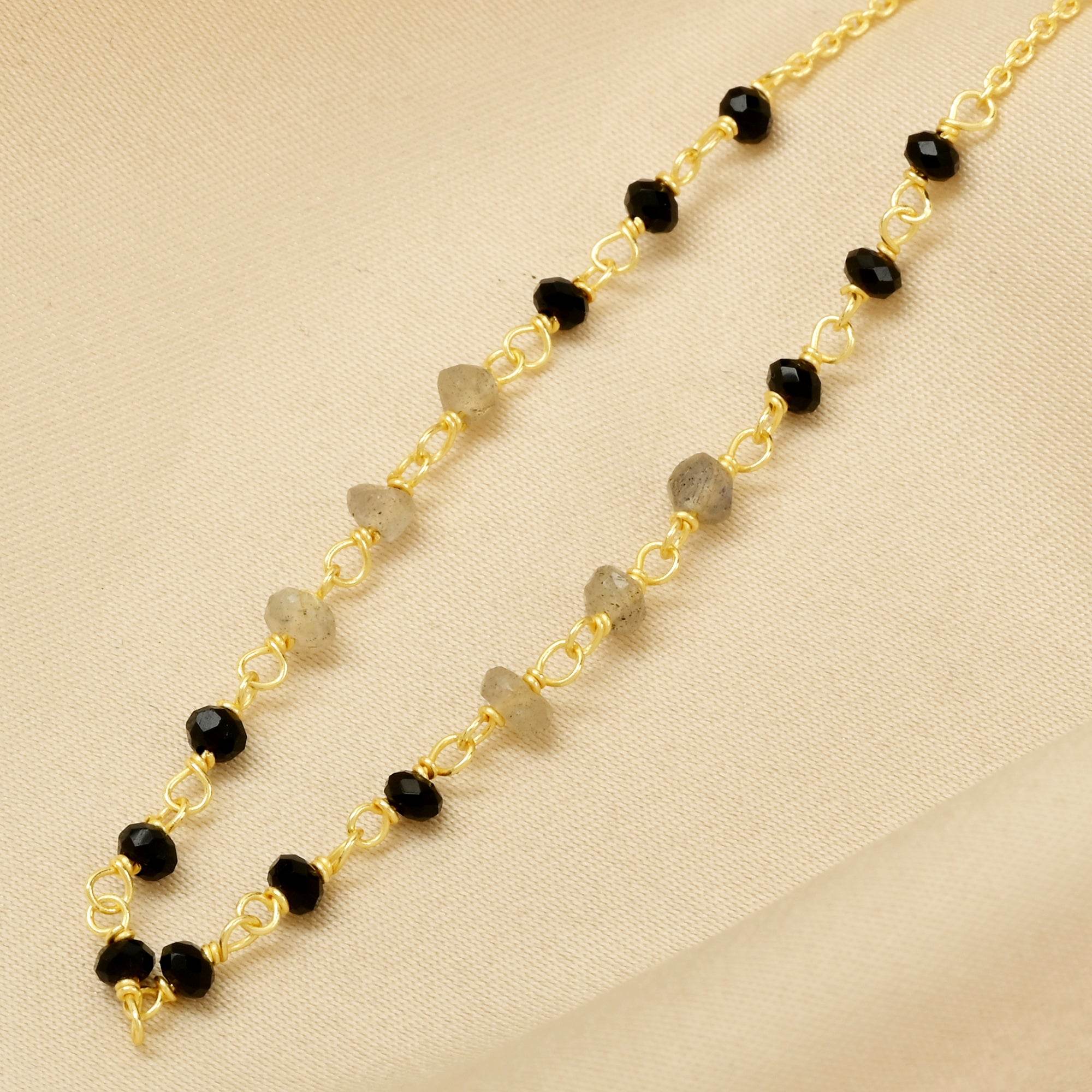 Green Chalcedony Beads Necklace - La Vitá Jewels