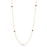 Garnet Whispers Beads Necklace