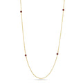 Garnet Whispers Beads Necklace - La Vitá Jewels
