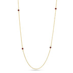 Garnet Whispers Beads Necklace - La Vitá Jewels