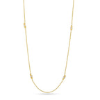 Rainbow Moonstone with Metal Beads Necklaces - La Vitá Jewels