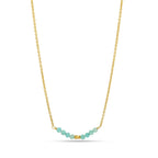 Amazonite and Labradorite Beads Bar Necklaces - La Vitá Jewels