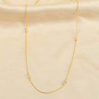 Rainbow Moonstone with Metal Beads Necklaces - La Vitá Jewels