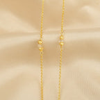 Rainbow Moonstone with Metal Beads Necklaces - La Vitá Jewels