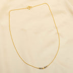 Amazonite and Labradorite Beads Bar Necklaces - La Vitá Jewels