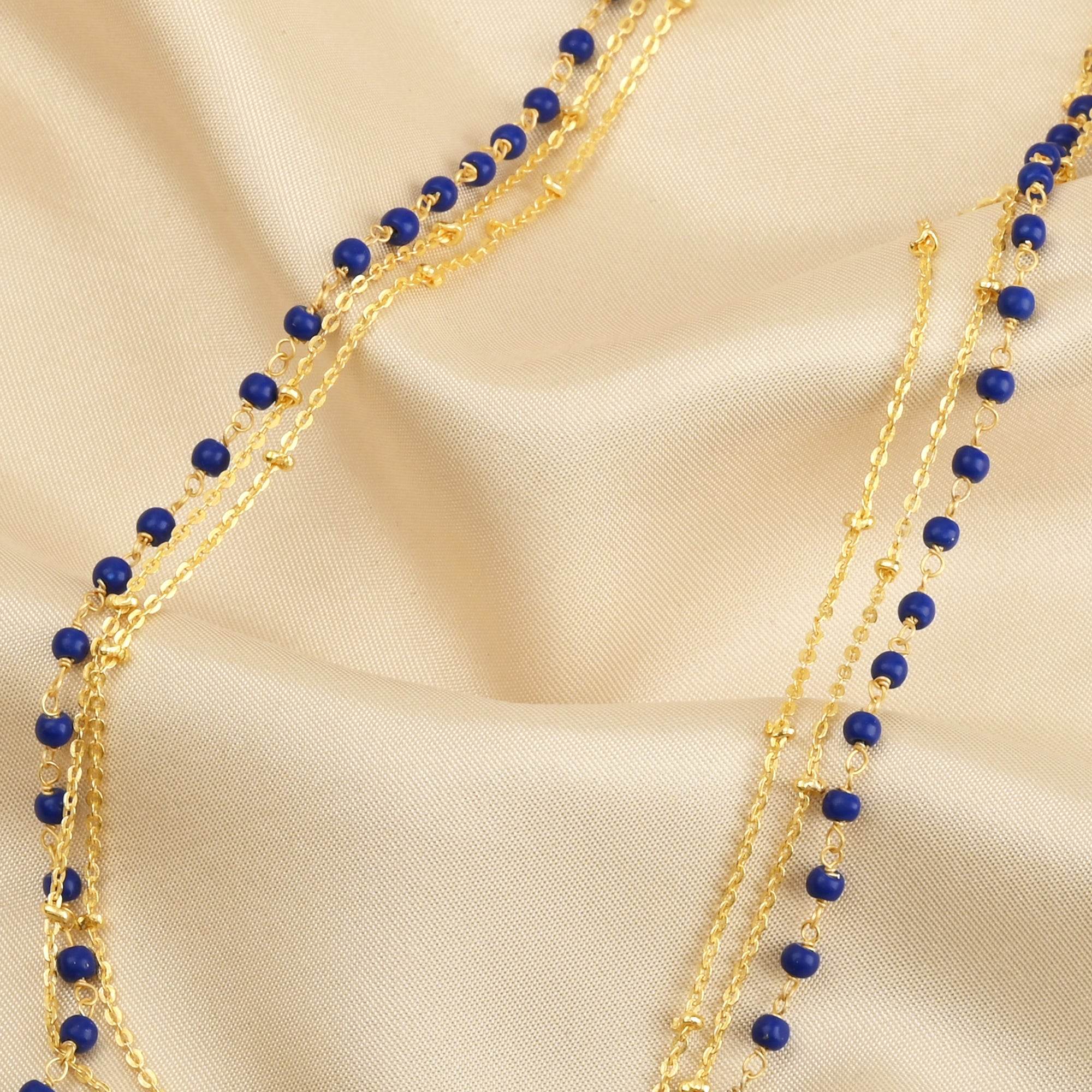 Multi Layered Gemstones Beaded Necklaces - La Vitá Jewels