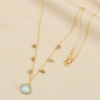 Labradorite with Beads Stone Necklaces - La Vitá Jewels
