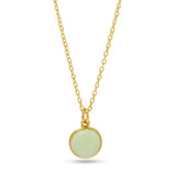 Lara Green Chalcedony Necklace