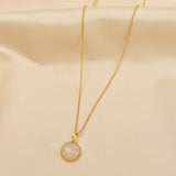 Lara Green Chalcedony Necklace