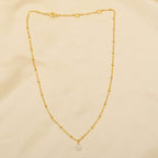 Sterling Silver Rainbow Drop with Ball Chain Necklace - La Vitá Jewels