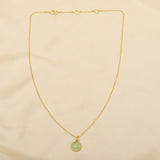 Lara Green Chalcedony Necklace