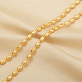Golden Metal Beaded Necklaces