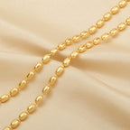 Golden Metal Beaded Necklaces - La Vitá Jewels