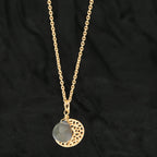 Labradorite with Round Disc Necklaces - La Vitá Jewels