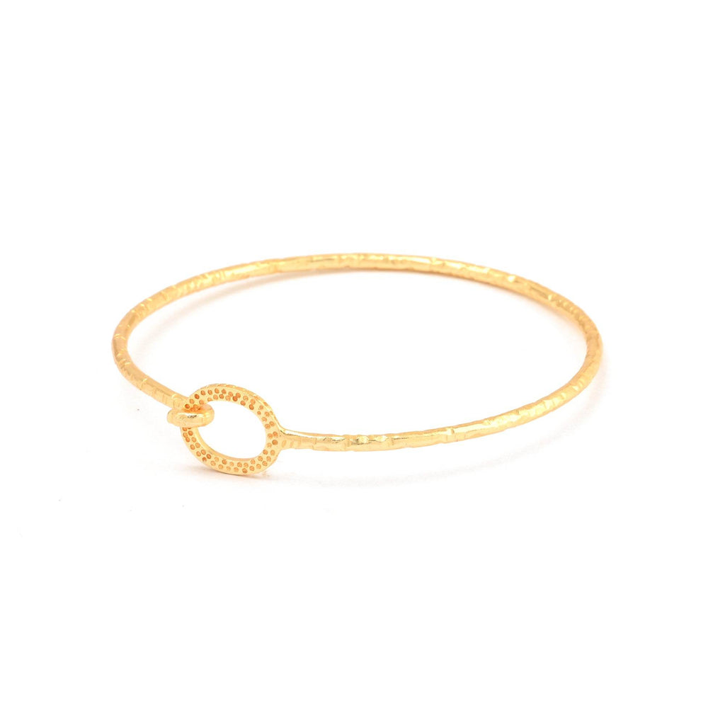 Hammered Metal Bangles/Bracelets - La Vitá Jewels