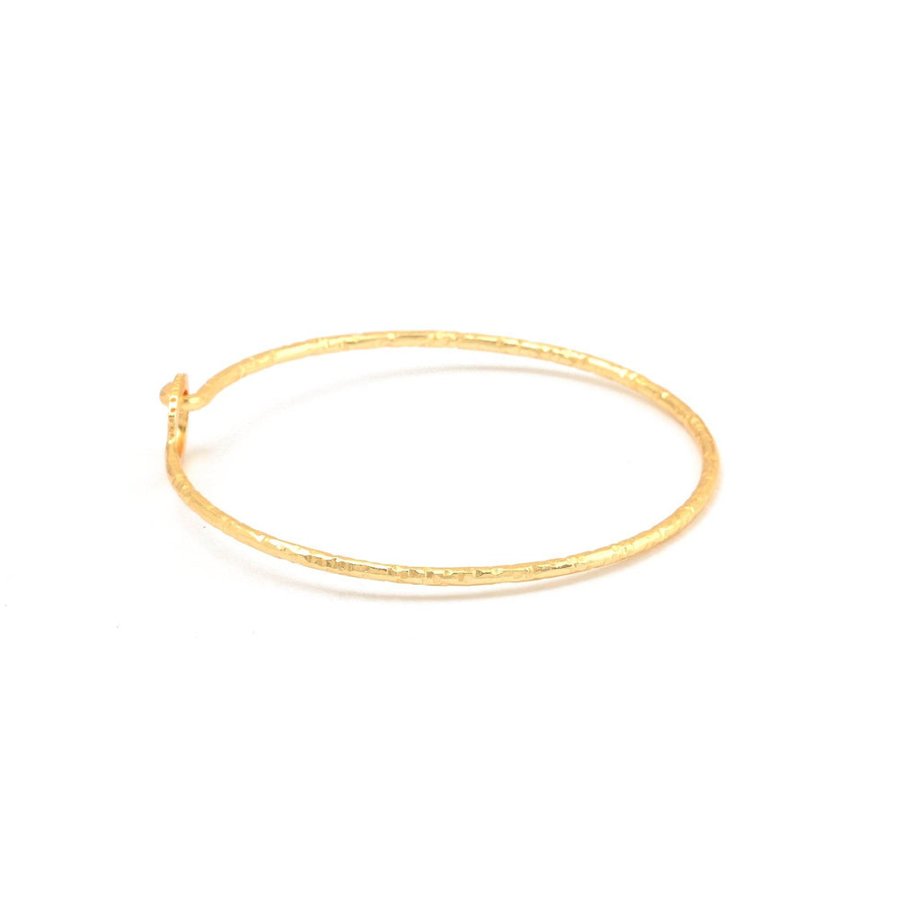 Hammered Metal Bangles/Bracelets - La Vitá Jewels