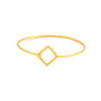 Hammered with Texture Bangle Bracelets - La Vitá Jewels
