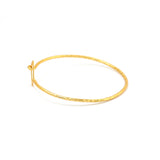 Hammered with Texture Bangle Bracelets