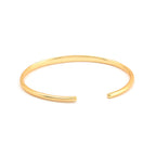Custom Letter Open Cuff Bangle Bracelets - La Vitá Jewels