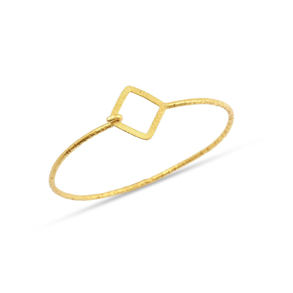 Hammered with Texture Bangle Bracelets - La Vitá Jewels