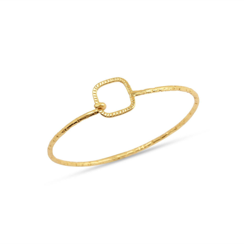Hammered Bangles Bracelets - La Vitá Jewels