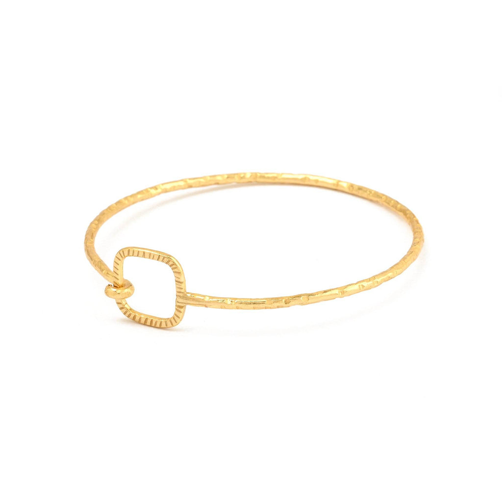 Hammered Bangles Bracelets - La Vitá Jewels