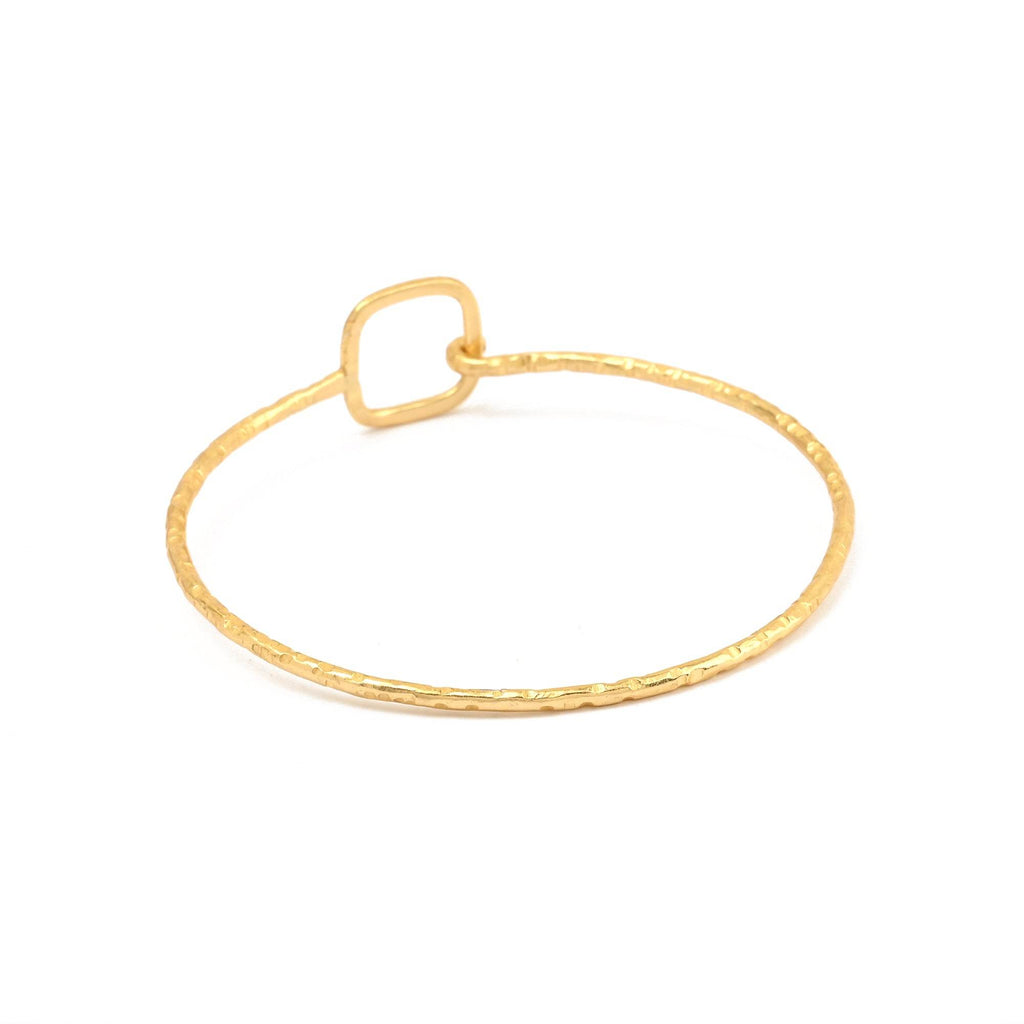 Hammered Bangles Bracelets - La Vitá Jewels