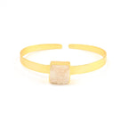 Druzy Gemstone Adjustable Bangles - La Vitá Jewels