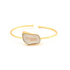 Druzy Gemstone Adjustable Bangles - La Vitá Jewels