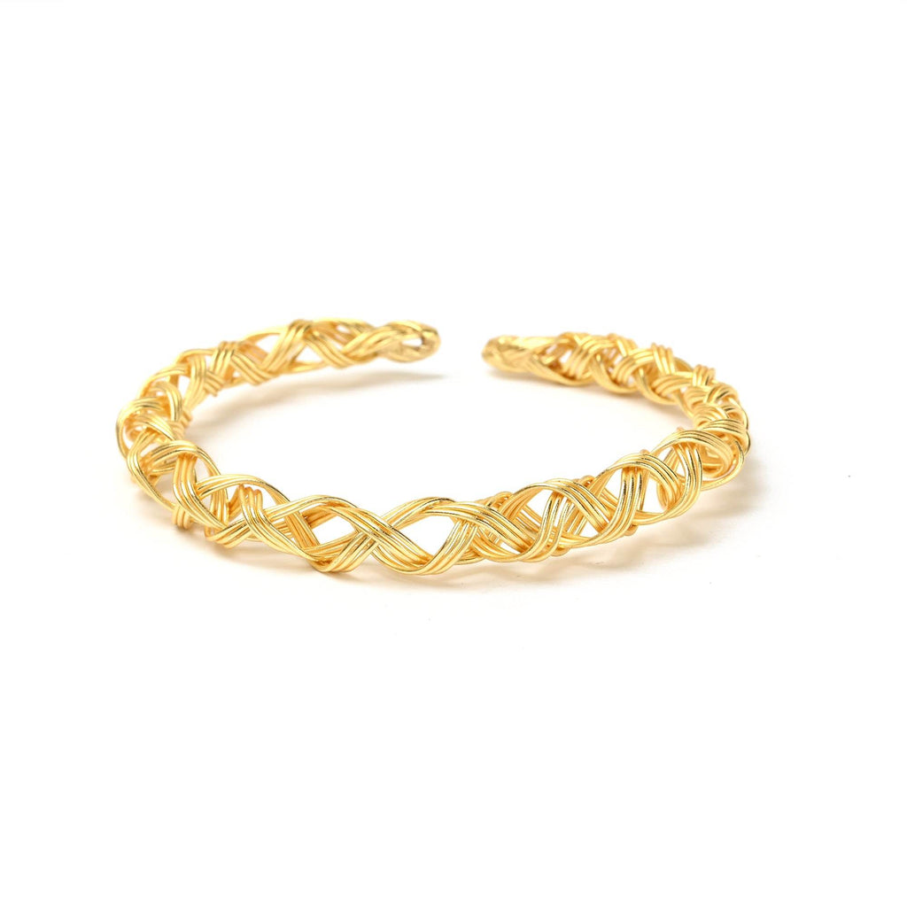 Open Cuff Adjustable Bangles - La Vitá Jewels
