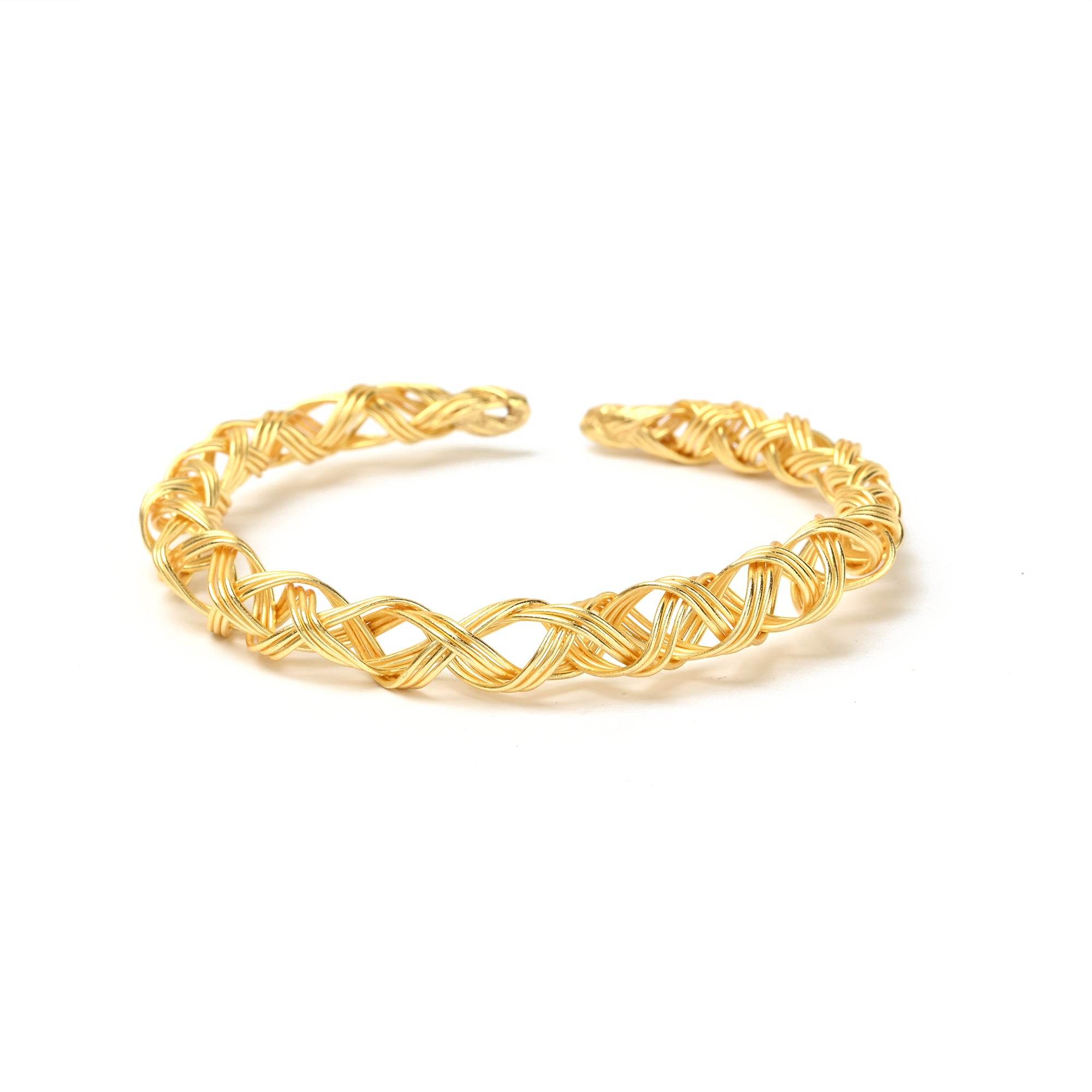 Open Cuff Adjustable Bangles - La Vitá Jewels