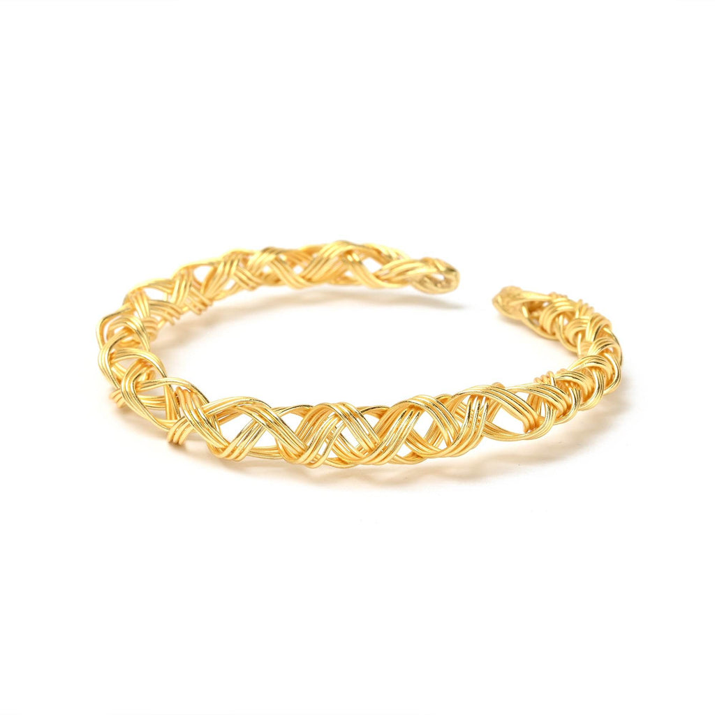 Open Cuff Adjustable Bangles - La Vitá Jewels