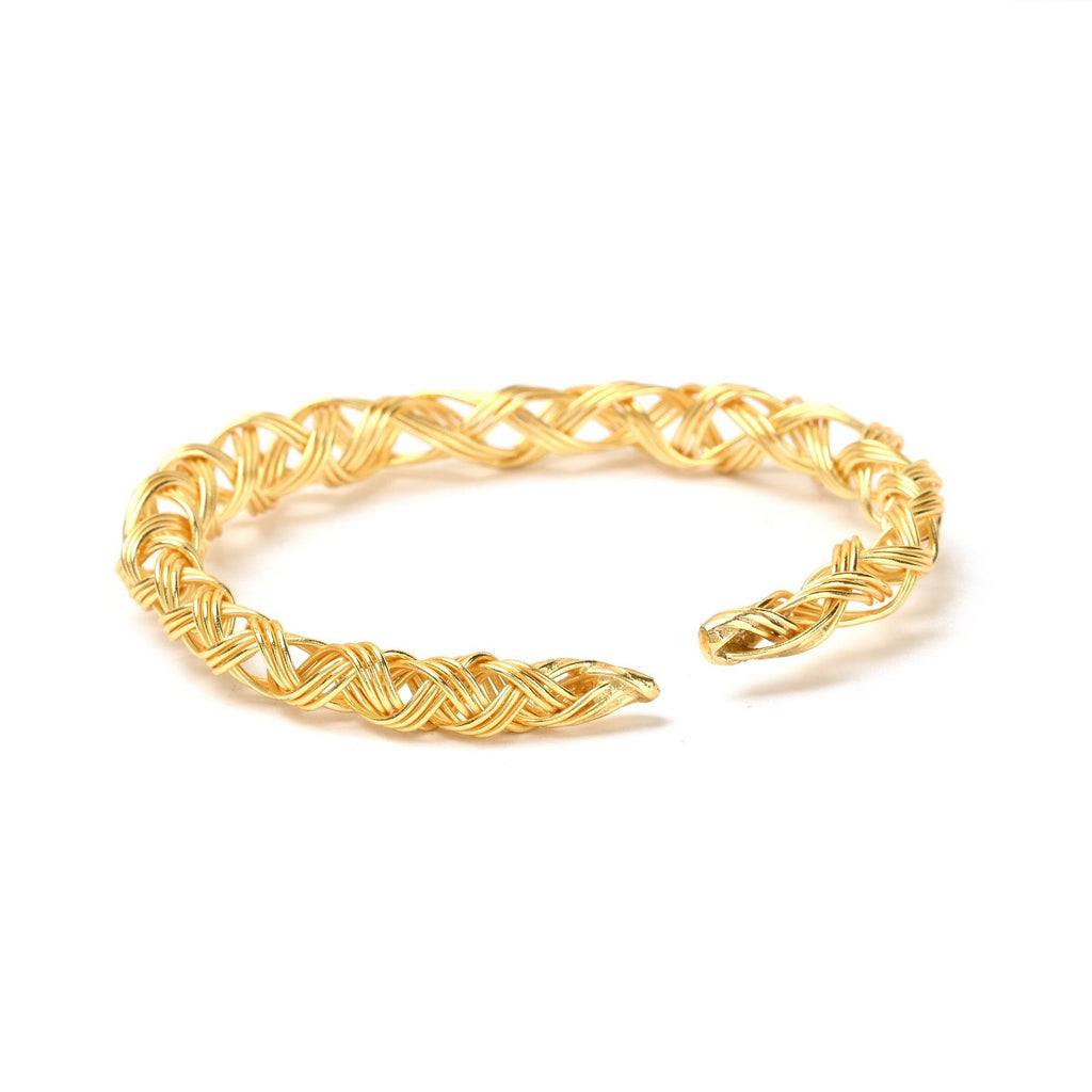 Open Cuff Adjustable Bangles - La Vitá Jewels